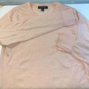 Blush/Light Pink/ Millennial Pink Banana Republic Wool Sweater